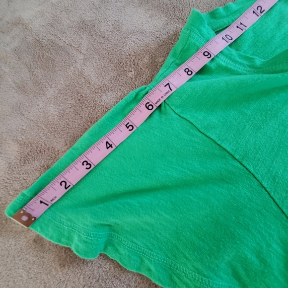 Green Tee Ladies Vneck L Maurices - Picture 3 of 5
